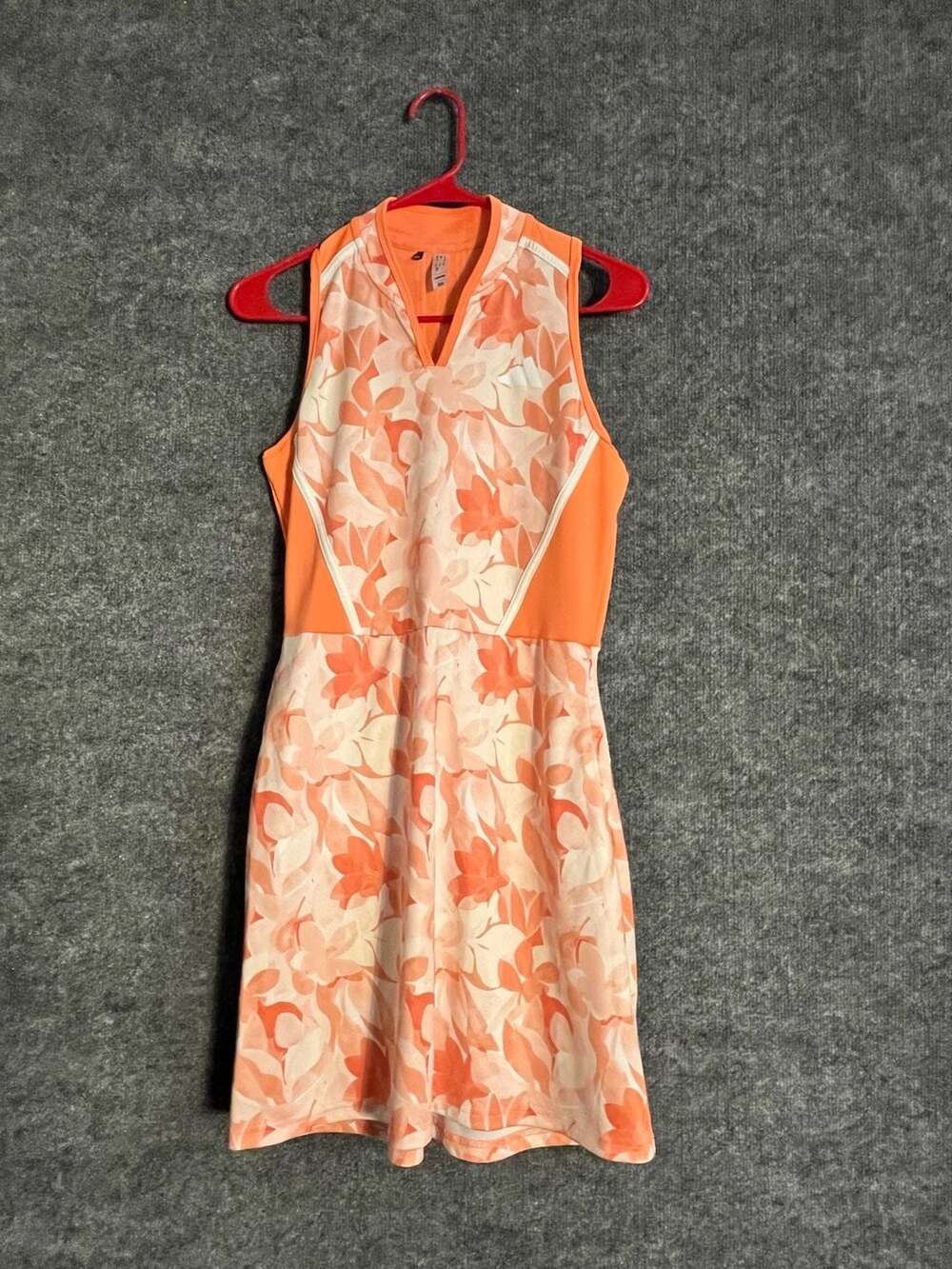 Adidas Floral Golf Dress Size S Sleeveless007-007